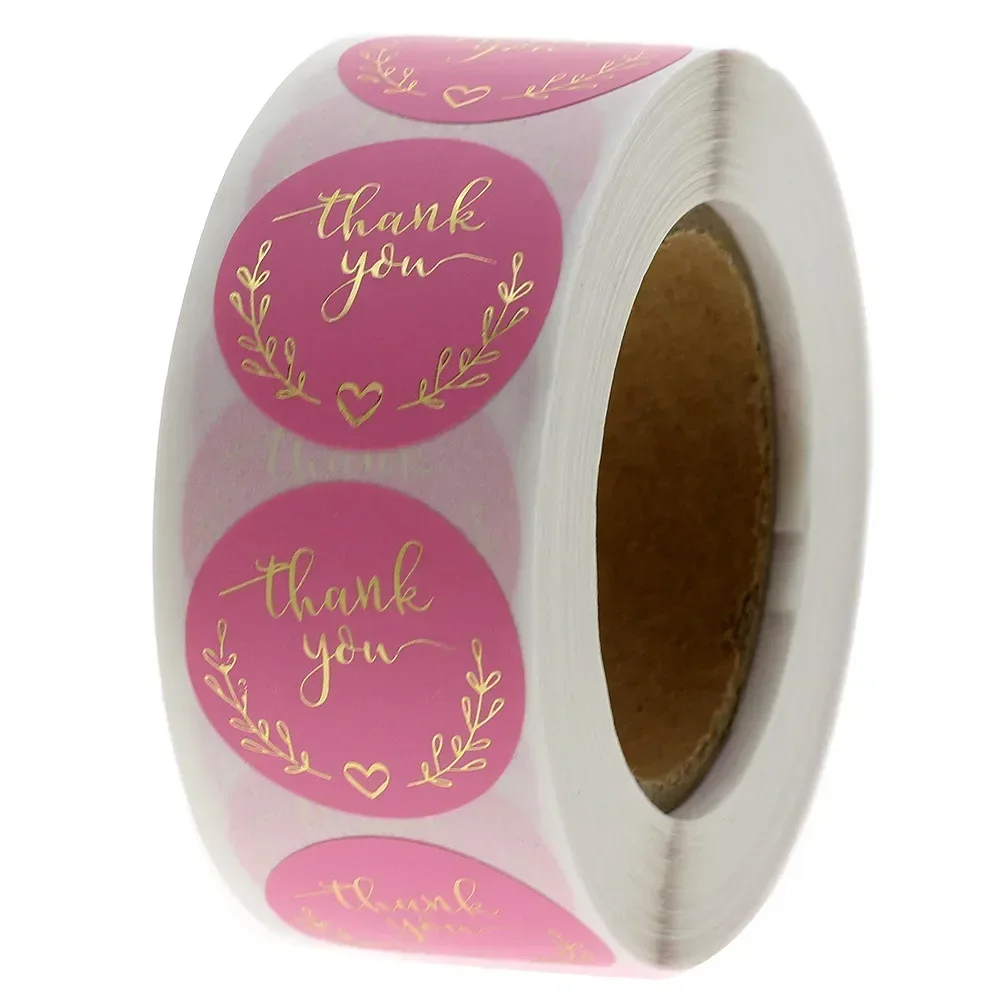 Stationery Supply Business - 50-500 pezzi di adesivi di ringraziamento