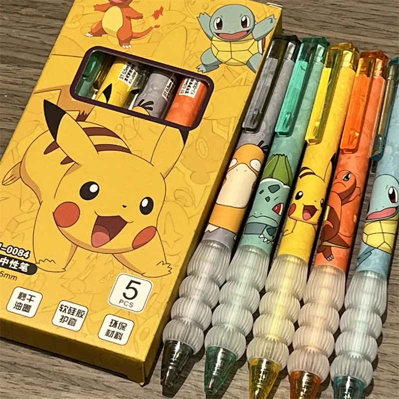 Gel Ink Pen Set - 5 pezzi Pikachu Set di penne