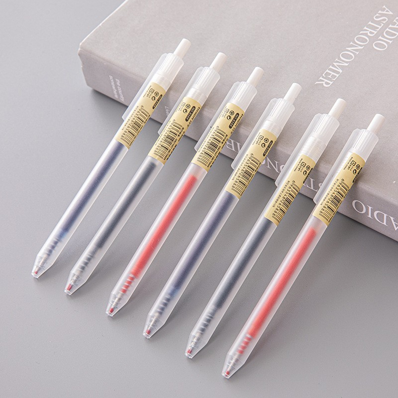 Stationery Supply Business - 6/10 Pz 0.5mm Penne Gel Retrattili