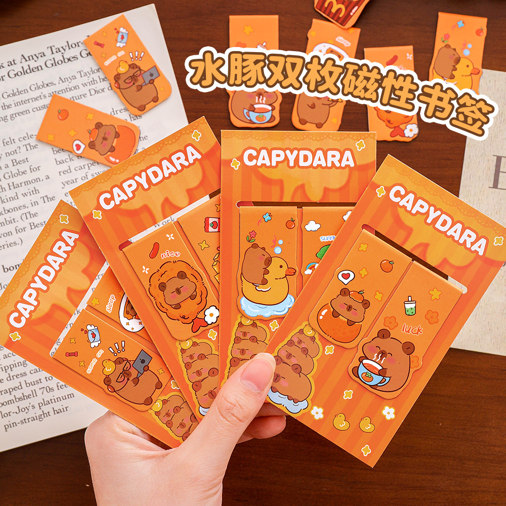 Bookmark Magnetic Clip - 12 set segnalibro magnetico ins carino