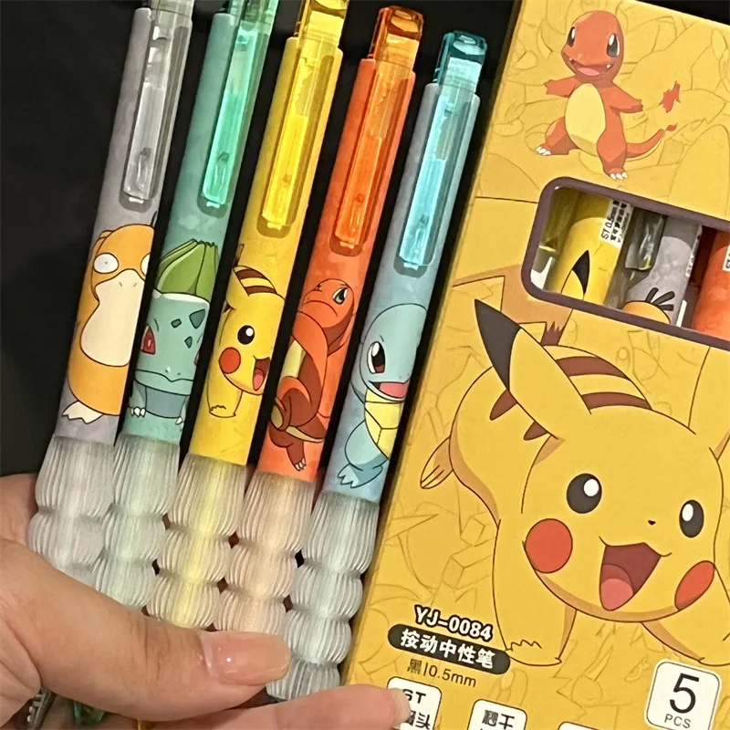 5 pezzi Pikachu Set di penne g - Gel Ink Pen Set recensione e prezzo