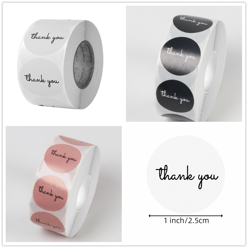 500 adesivi di ringraziamento  - Sticker Label Roll recensione e prezzo