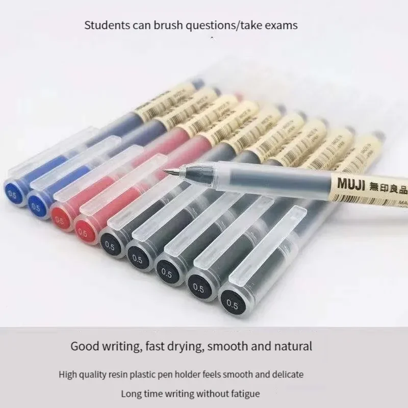 6/8 Pz/set MUJIs Penna Gel Ner - Gel Ink Pen Set recensione e prezzo