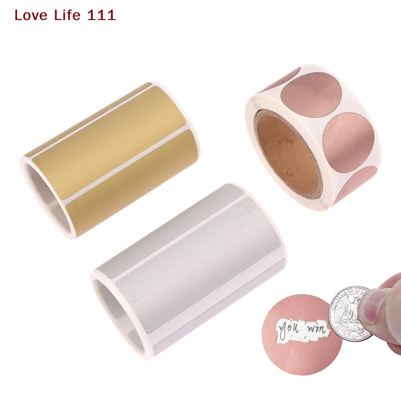 Nuovo 300 Pz/rotolo Scratch Of - Sticker Label Roll recensione e prezzo
