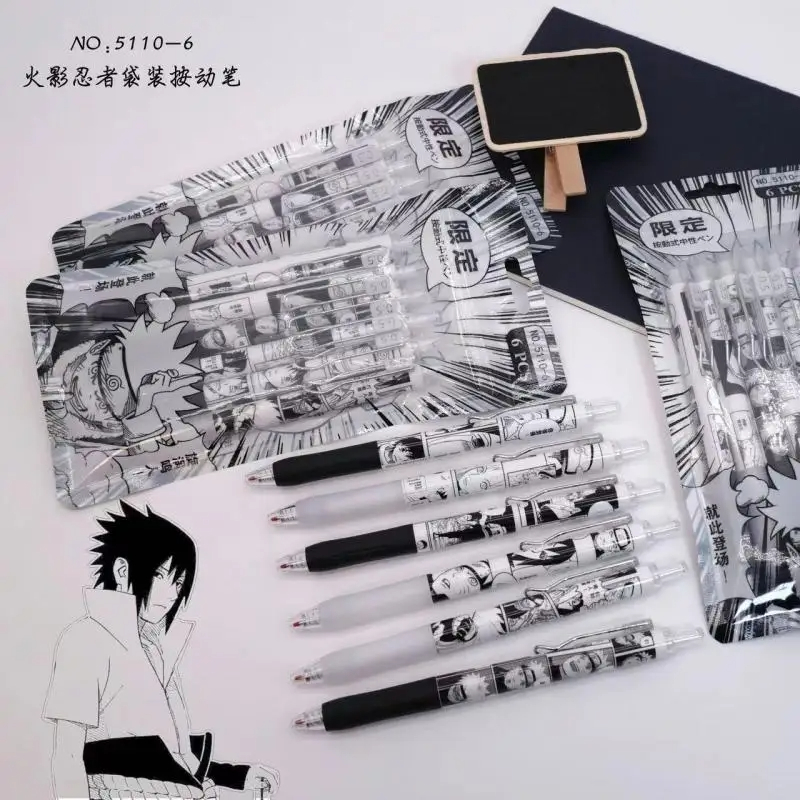 Naruto 6 pz/set penna Gel Anim - Gel Ink Pen Set recensione e prezzo
